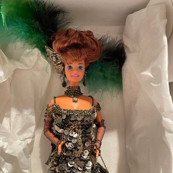 Vintage Barbie with custom outfit Barabara Streisand in "Hello Dolly" - Picture 1 of 6